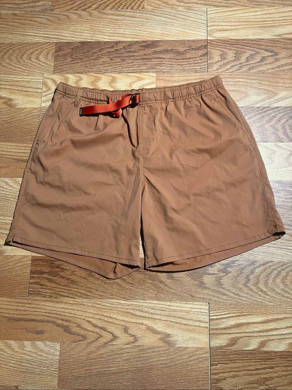 Prana Men’s Stretch Zion Tawny Pull On Shorts XL